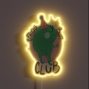 Frog Butt Club RGB Neon Sign
