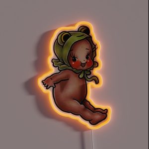 Frog Vintage Doll RGB Neon Sign Frog Vintage Doll RGB Neon Sign