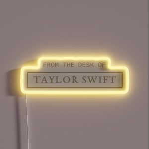 From The Desk Of TTPD RGB Neon Sign