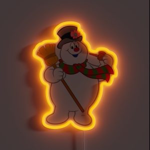 Frosty The Snowman RGB Neon Sign