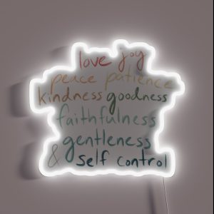 Fruits Of The Spirit RGB Neon Sign Fruits Of The Spirit RGB Neon Sign