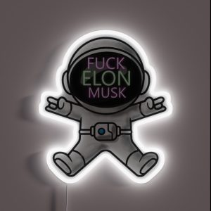 FUCK ELON MUSK 7 RGB Neon Sign