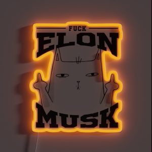 Fuck Elon Musk RGB Neon Sign