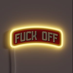FUCK OFF Vodka Drink RGB Neon Sign