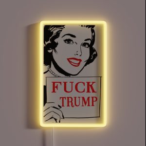 Fuck Trump Retro RGB Neon Sign