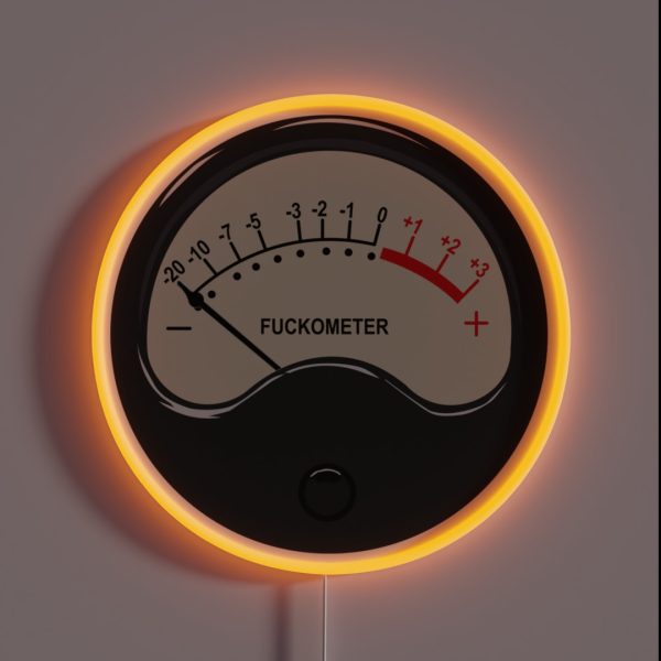 Fuckometer RGB Neon Sign