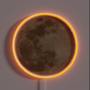 Full Moon RGB Neon Sign
