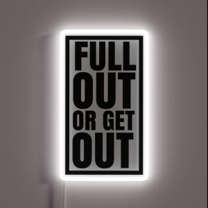 Full Out RGB Neon Sign Full Out RGB Neon Sign