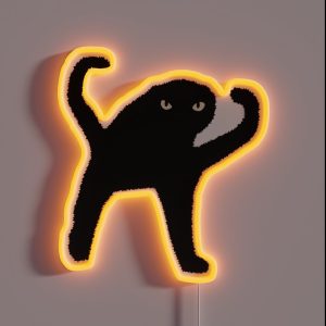 Funky Man Meme Cat RGB Neon Sign Funky Man Meme Cat RGB Neon Sign