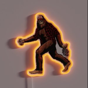 Funny Big Foot Big Foot And Beer Big Foot Lover RGB Neon Sign