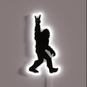 Funny Bigfoot Rock And Roll For Sasquatch Believers RGB Neon Sign