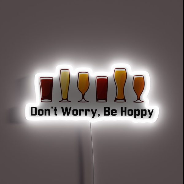 Funny Hilarious Craft Beer Pun Women Men Dad RGB Neon Sign