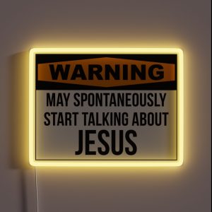 Funny Jesus RGB Neon Sign