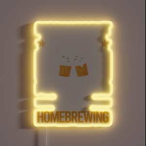 Funny Listening Homebrewing Homebrew Homebrewer Beer Home Brew Brewing Brewer RGB Neon Sign