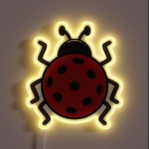 Funny Pickleball Ladybug Insect RGB Neon Sign Funny Pickleball Ladybug Insect RGB Neon Sign