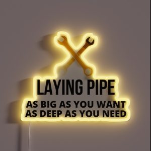Funny Plumber Gifts RGB Neon Sign