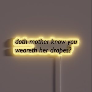 Funny Shakespeare Joke RGB Neon Sign