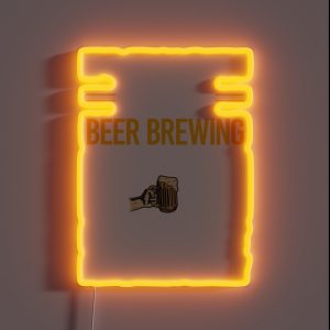 Funny Smart People Beer Brewing RGB Neon Sign