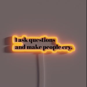 Funny Therapist Job Description RGB Neon Sign Funny Therapist Job Description RGB Neon Sign