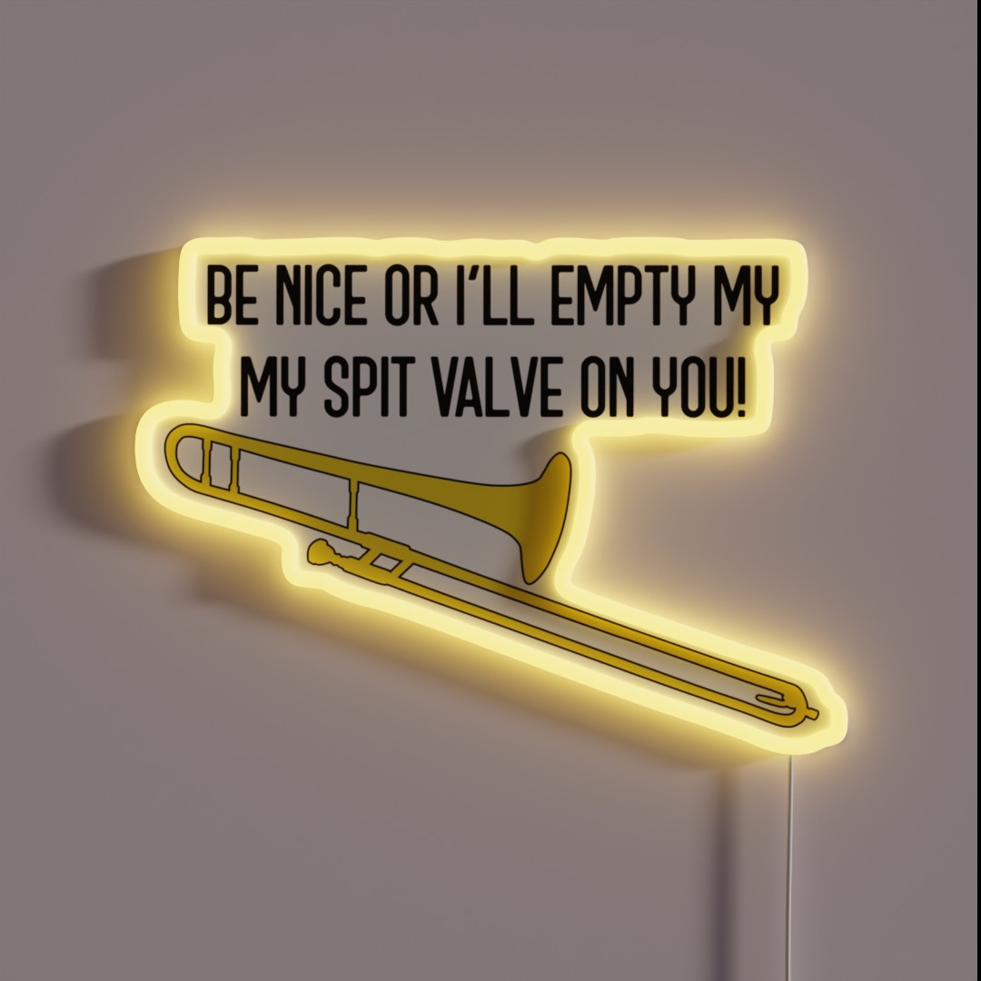 Funny Trombone Gift Marching Band Concert RGB Neon Sign Funny Trombone Gift Marching Band Concert RGB Neon Sign