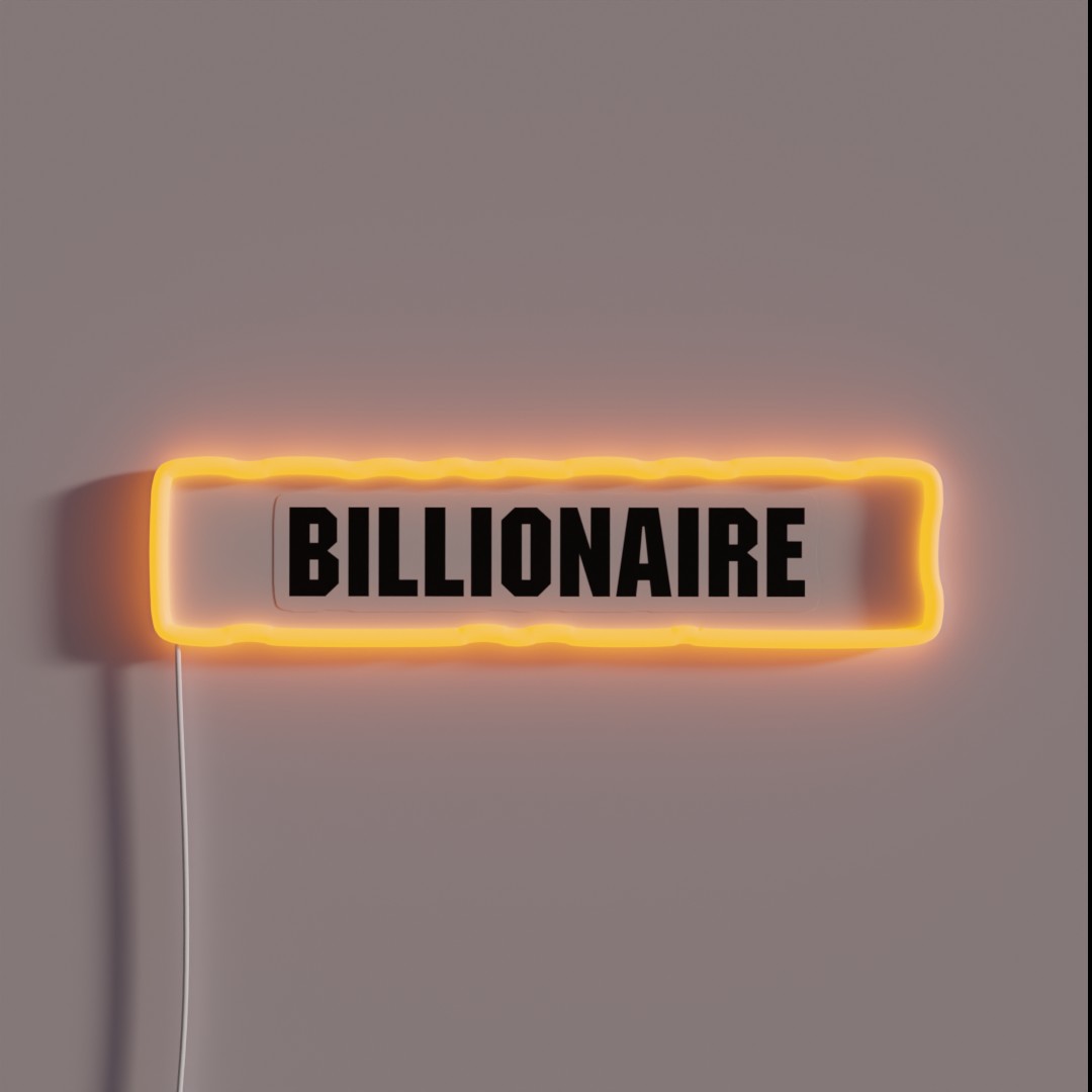Future Billionaire RGB Neon Sign Future Billionaire RGB Neon Sign