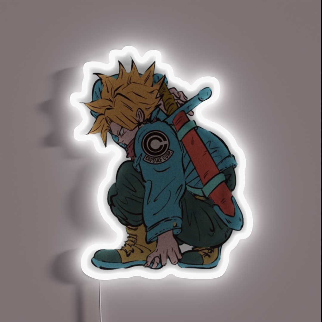 Future Trunks RGB Neon Sign Future Trunks RGB Neon Sign