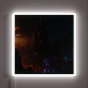 Futuristic City RGB Neon Sign Futuristic City RGB Neon Sign