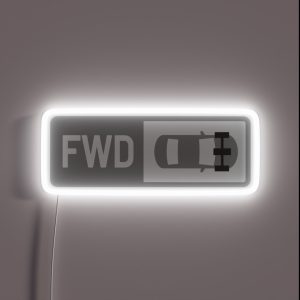 FWD Forza Drive Train RGB Neon Sign
