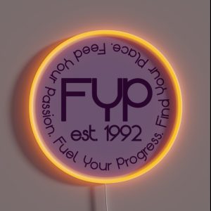 FYP Circle RGB Neon Sign FYP Circle RGB Neon Sign