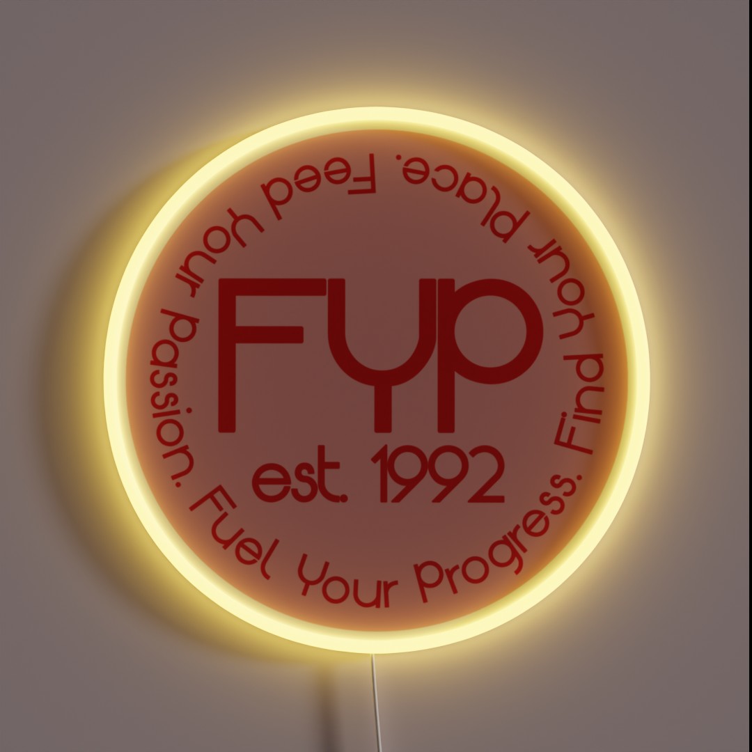 FYP Circle RGB Neon Sign FYP Circle RGB Neon Sign