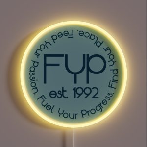 FYP Circle RGB Neon Sign FYP Circle RGB Neon Sign