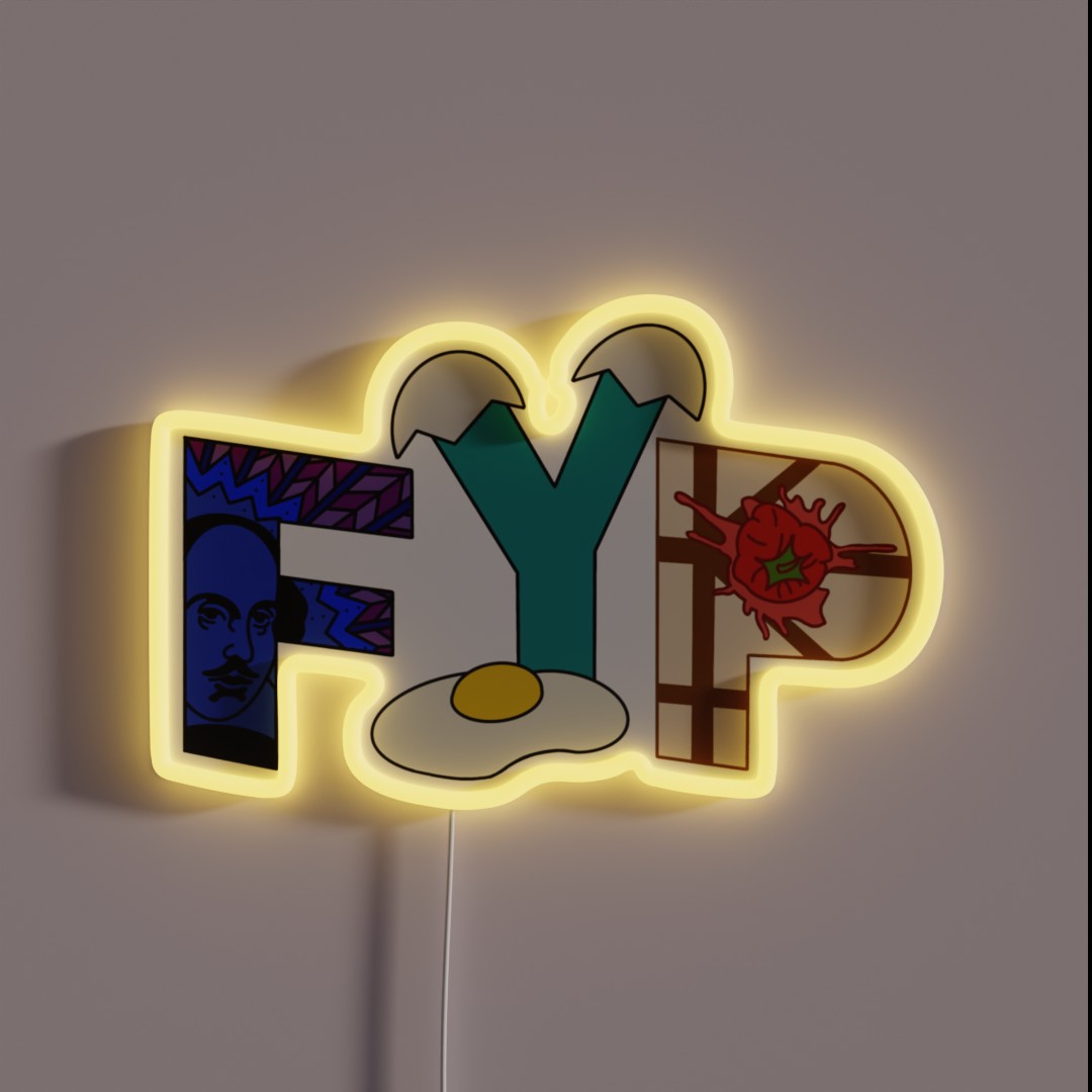 FYP Something Rotten RGB Neon Sign FYP Something Rotten RGB Neon Sign