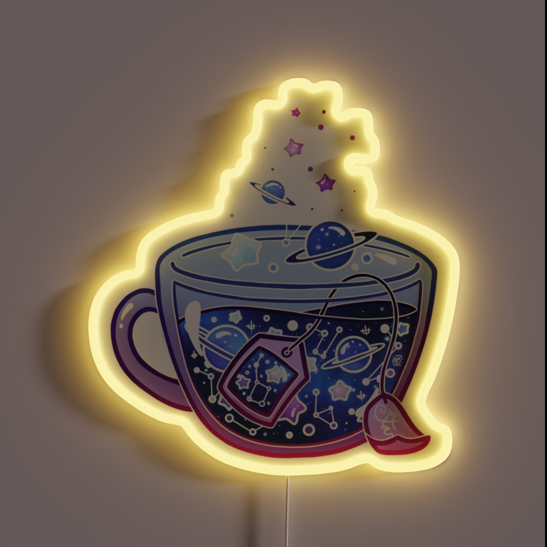 Galaxy Tea RGB Neon Sign Galaxy Tea RGB Neon Sign
