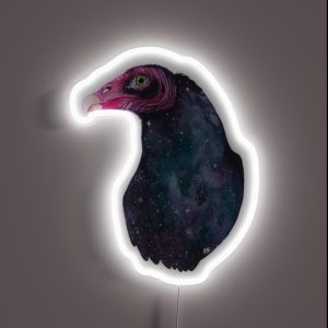 Galaxy Turkey Vulture RGB Neon Sign