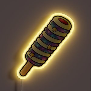 Galaxy Twister Ice Lolly RGB Neon Sign Galaxy Twister Ice Lolly RGB Neon Sign