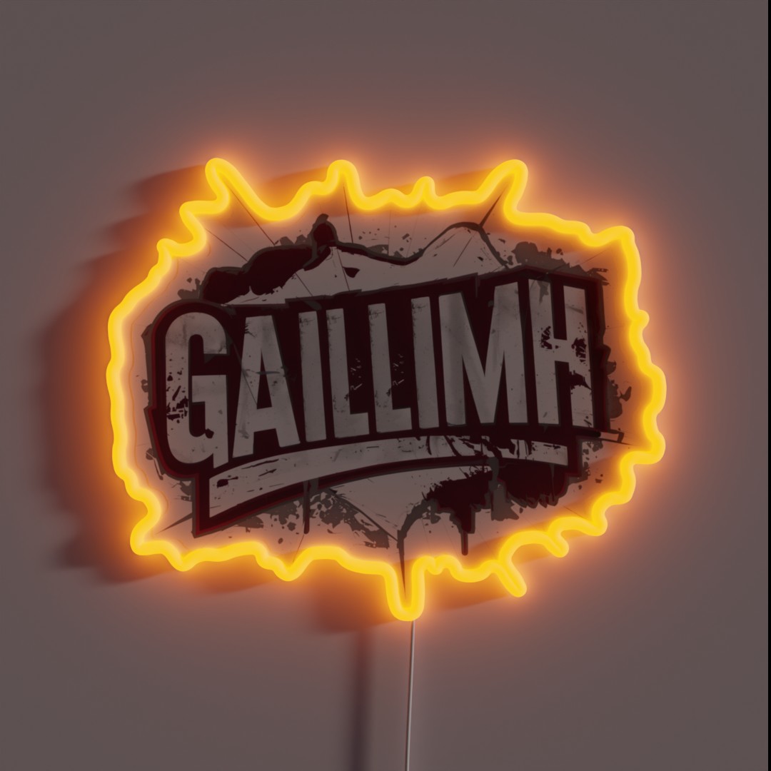 Galway Ireland Gaelic Football And Hurling RGB Neon Sign Galway Ireland Gaelic Football And Hurling RGB Neon Sign