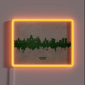 Galway Ireland Skyline RGB Neon Sign Galway Ireland Skyline RGB Neon Sign