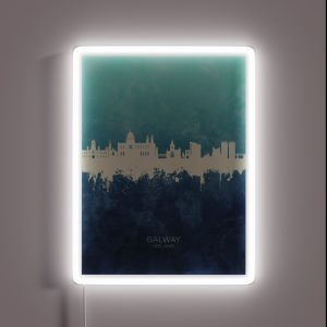 Galway Ireland Skyline RGB Neon Sign Galway Ireland Skyline RGB Neon Sign