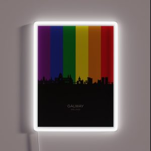 Galway Ireland Skyline RGB Neon Sign Galway Ireland Skyline RGB Neon Sign