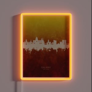 Galway Ireland Skyline RGB Neon Sign Galway Ireland Skyline RGB Neon Sign