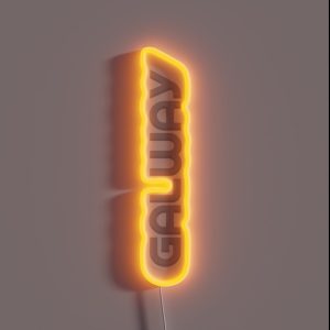 Galway Vertical Text RGB Neon Sign Galway Vertical Text RGB Neon Sign
