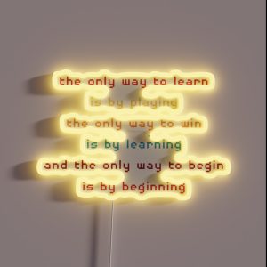 Game Changer Intro RGB Neon Sign