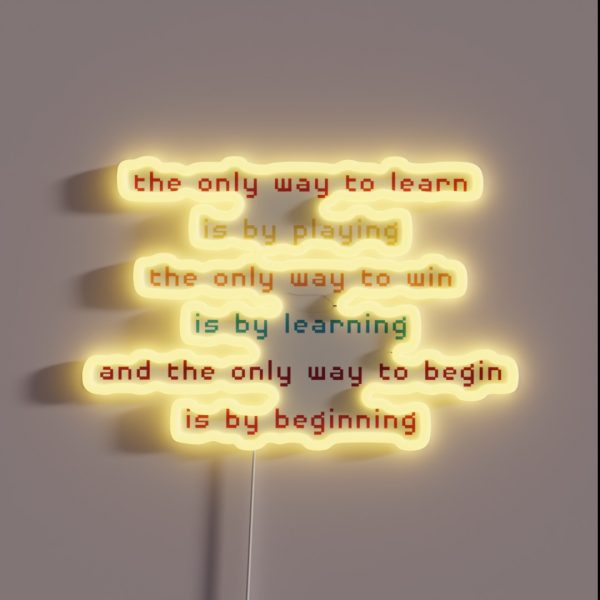 Game Changer Intro RGB Neon Sign