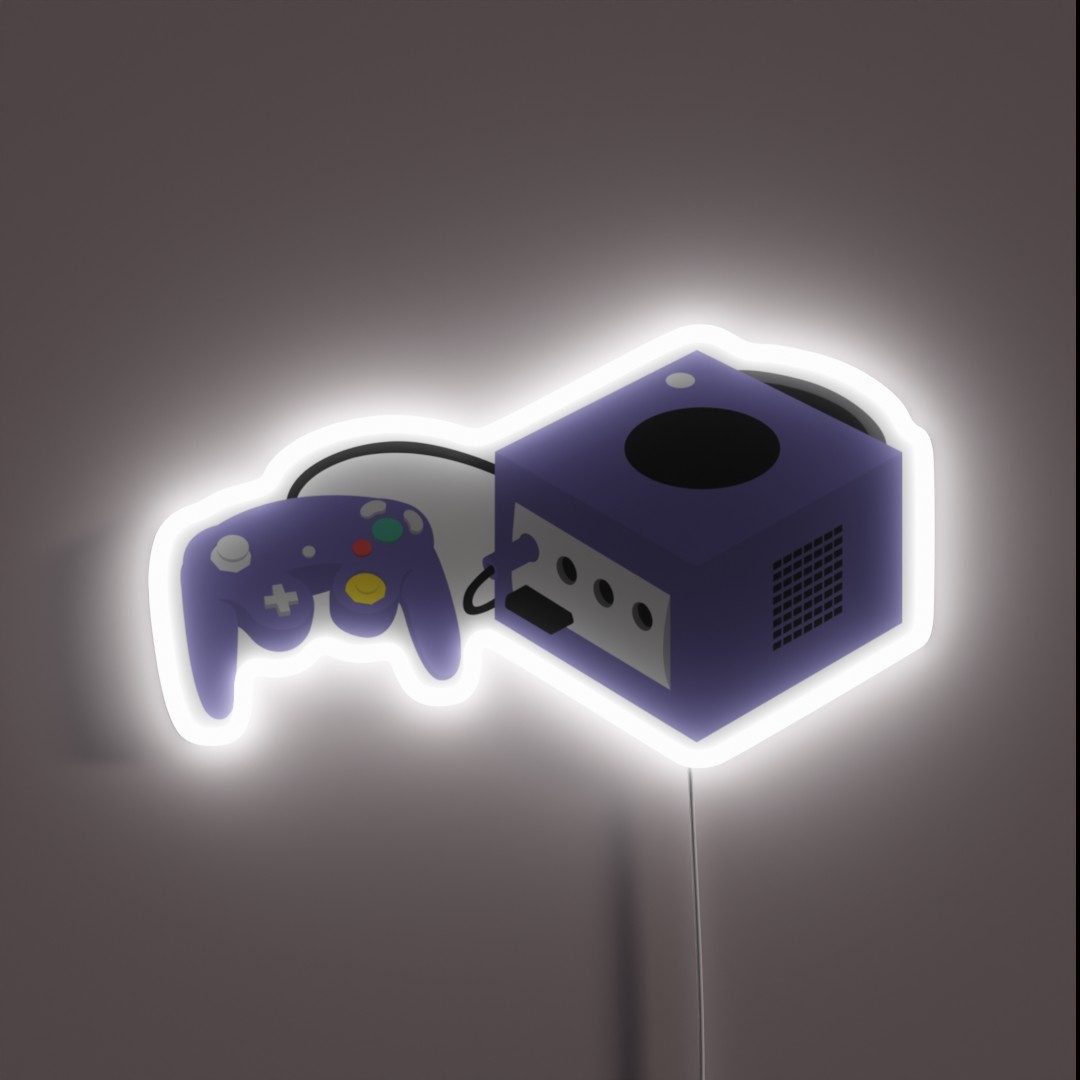 Gamecube RGB Neon Sign Gamecube RGB Neon Sign