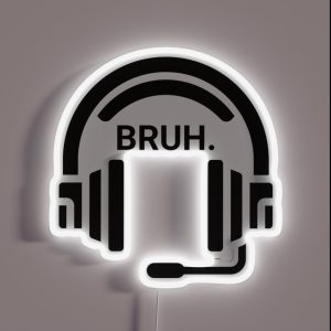 Gamer Bruh RGB Neon Sign