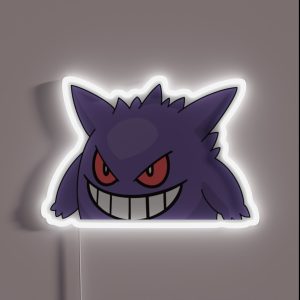 Gang Gar Ghost Peeker RGB Neon Sign
