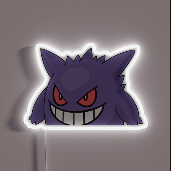 Gang Gar Ghost Peeker RGB Neon Sign