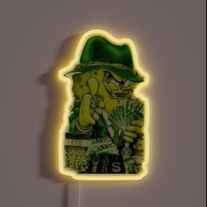 Gangster Spongebob RGB Neon Sign
