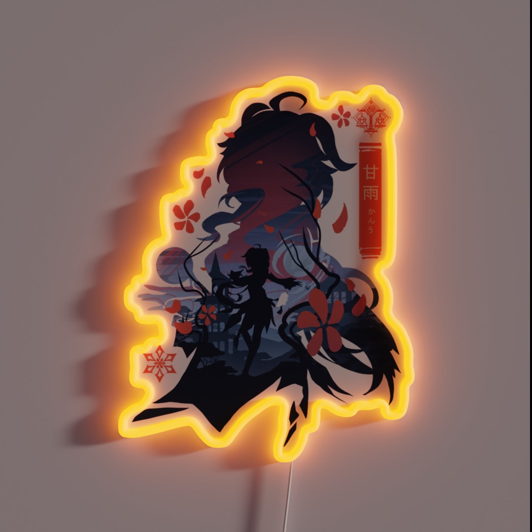 Ganyu Genshin Impact RGB Neon Sign Ganyu Genshin Impact RGB Neon Sign