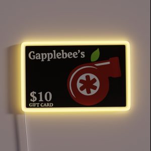 Gapplebee S Gift Card RGB Neon Sign Gapplebee S Gift Card RGB Neon Sign